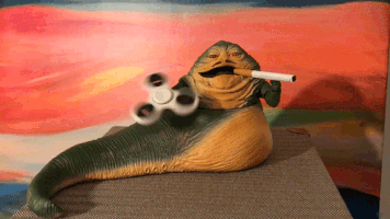 barnapkins star wars deal with it fidget spinner jabba the hutt GIF