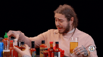spicy post malone GIF by First We Feast: Hot Ones