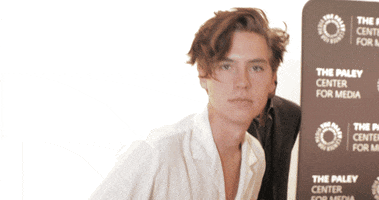 Waving Cole Sprouse GIF by The Paley Center for Media