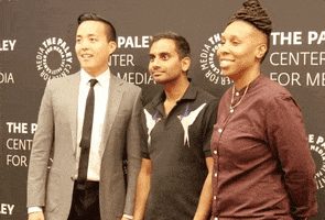 aziz ansari GIF by The Paley Center for Media