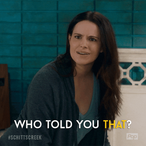 Emily Hampshire Stevie Budd GIF by Schitt's Creek - Find & Share on GIPHY