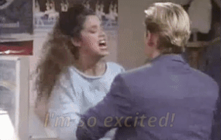 Im So Excited Saved By The Bell GIF