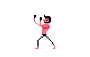martial arts pixel art GIF by Zach Cohen