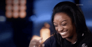 Embarrassed Simone Biles GIF by Dancing with the Stars
