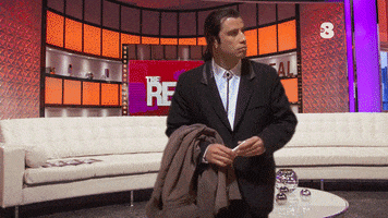 Confused Travolta Tv8 GIF by The Real Italia