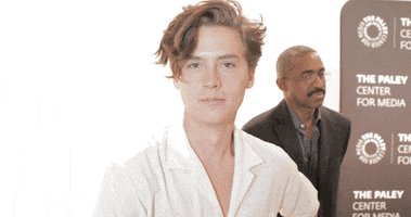 Happy Cole Sprouse GIF by The Paley Center for Media