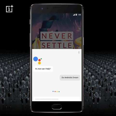 technology google assistant GIF by OnePlus