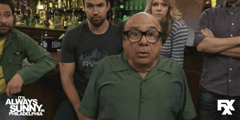 always sunny oops GIF by It's Always Sunny in Philadelphia