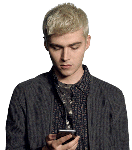 Miles Heizer Stickers Sticker by 13 Reasons Why