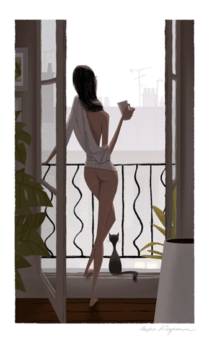 deineko tea environment artstation marc peyronen GIF