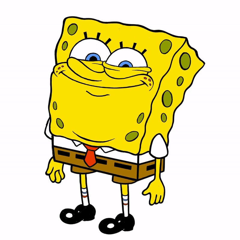 Happy Spongebob Squarepants GIF by Ron English's Popaganda - Find ...