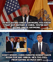 donald trump eating GIF by The Daily Show with Trevor Noah