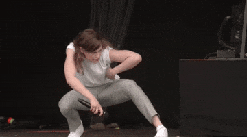 Crouching Christine And The Queens GIF by GOV BALL NYC