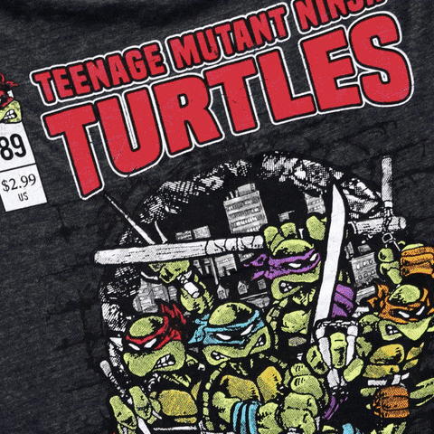 ninja turtles t-shirts GIF by Teenage Mutant Ninja Turtles