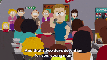 anger microphone GIF by South Park 