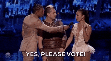 yes please vote GIF by America's Got Talent