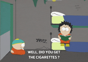 eric cartman cigarettes GIF by South Park 