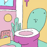 toilet giveaway GIF by Percolate Galactic
