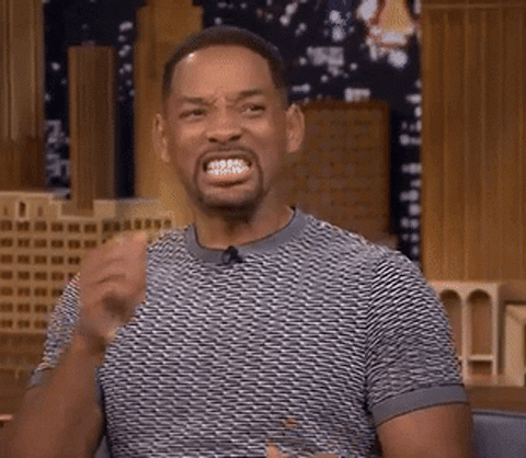  clapping will smith nail biting range of emotions GIF