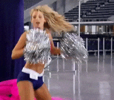 dallas cowboys cheer GIF by Dallas Cowboys Cheerleaders: Making the Team