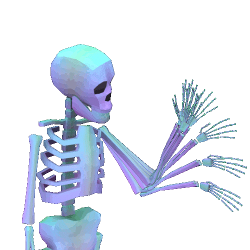 Wave Skeleton Sticker by jjjjjohn for iOS & Android GIPHY
