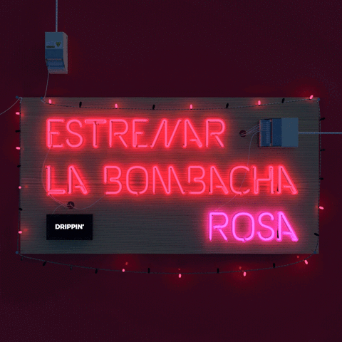 galindez christmas pink 3d neon GIF