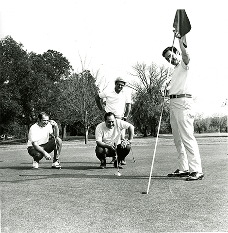 new orleans golf GIF by Loyola University New Orleans, Monroe Library, Special Collections & Archives