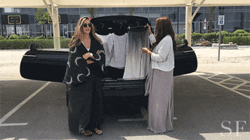 stylymag dubai rolls royce car trunk savoir flair GIF