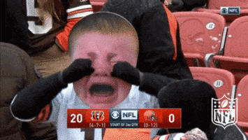 Cleveland Browns Crying GIF by NFL