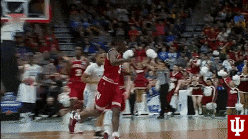 College Basketball Celebration GIF by Indiana Hoosiers