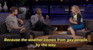 weather gay people GIF by Chelsea Handler