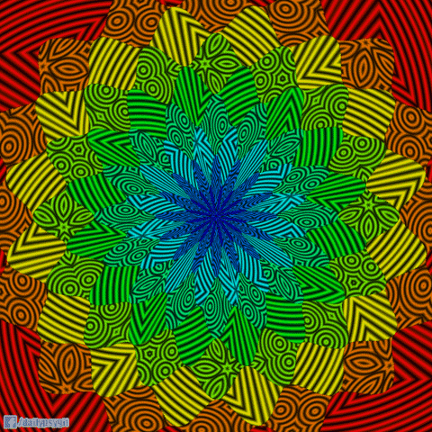 loop flower GIF by Psyklon