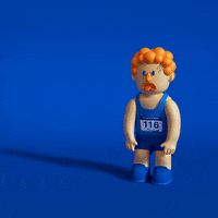 tired 3d GIF by Bate
