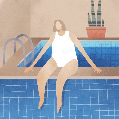 Summer Illustration GIF by Emma Martschinke