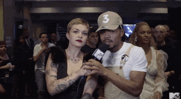 Excited Chance The Rapper GIF by 2020 MTV Video Music Awards