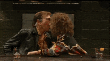larry david kiss GIF by Saturday Night Live