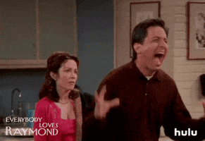 freaking out everybody loves raymond GIF by HULU