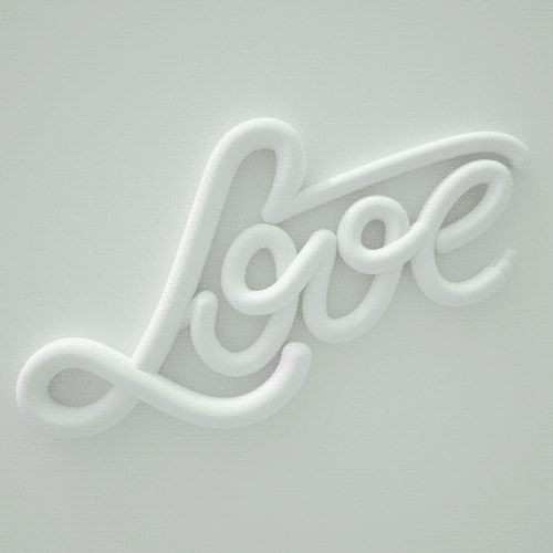 3D Love GIF by Gifmk7