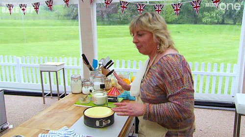 Sandy British Bake Off GIF by BBC