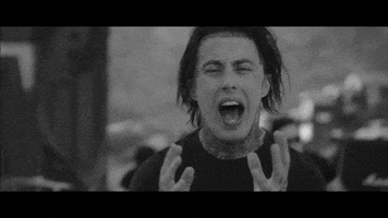 black and white singing GIF by Epitaph Records