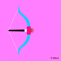 valentines day hearts GIF by MSLK Design