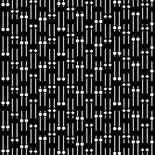 dozestudio gif loop black and white 2d GIF