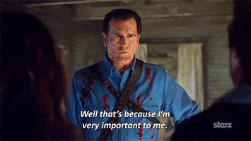 bruce campbell television GIF by Ash vs Evil Dead