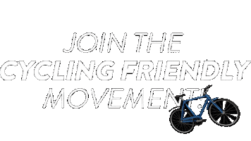 Cycling Friendly Sticker