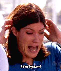 broken debra morgan GIF