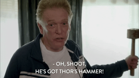 thor hammer animated gif