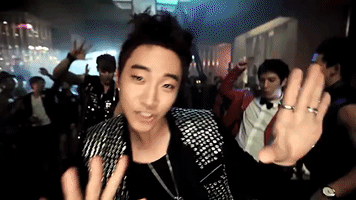 kpop k-pop k pop hands up 2pm GIF