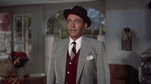 bing crosby salute GIF