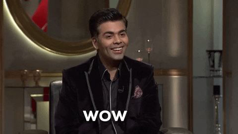 Koffee With Karan Wow GIF by India - Find & Share on GIPHY