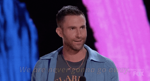 We Are Never Gonna Go Away Adam Levine GIF by FOX Teen Choice - Find & Share on GIPHY